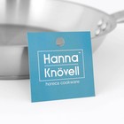 Сковорода из нержавеющей стали Hanna Knövell, d=30 см, h=5,5 см, толщина стенки 0,6 мм, длина ручки 24,5 см, индукция - Фото 12