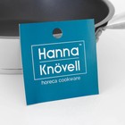 Сковорода из нержавеющей стали Hanna Knövell, d=22 см, h=5,5 см, толщина стенки 0,6 мм, длина ручки 21,5 см, антипригарное покрытие, индукция - фото 6957489