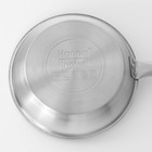 Сковорода Hanna Knövell, d=22 см, h=5.5 см, нержавеющая сталь, толщина стенки 0.6 мм, длина ручки 21.5 см, антипригарное покрытие, индукция - Фото 7