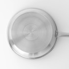 Сковорода Hanna Knövell, d=28 см, h=5.5, толщина стенки 0.6 мм, длина ручки 25 см, индукция, антипригарное покрытие, нержавеющая сталь - Фото 10