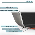 Сковорода Hanna Knövell, d=28 см, h=5.5, толщина стенки 0.6 мм, длина ручки 25 см, индукция, антипригарное покрытие, нержавеющая сталь - Фото 3