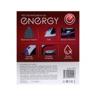 Утюг ENERGY EN-348, 2600 Вт, керамическая подошва, 350 мл, бело-фиолетовый - фото 6957813