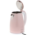 Чайник электрический ENERGY E-261, пластик колба металл, 1.8 л, 1500 Вт, розовый - Фото 6