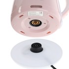 Чайник электрический ENERGY E-261, пластик колба металл, 1.8 л, 1500 Вт, розовый - Фото 7