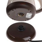 Чайник электрический ENERGY E-275, пластик, 1 л, 1100 Вт, коричневый - фото 9359721