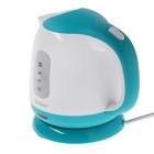 Чайник электрический ENERGY E-275, пластик, 1 л, 1100 Вт, бело-бирюзовый - фото 51340713 Чайник электрический ENERGY E-275, пластик, 1 л, 1100 Вт, бело-бирюзовый - фото 51340713