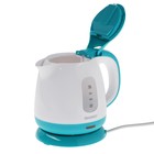 Чайник электрический ENERGY E-275, пластик, 1 л, 1100 Вт, бело-бирюзовый - фото 51340717 Чайник электрический ENERGY E-275, пластик, 1 л, 1100 Вт, бело-бирюзовый - фото 51340717