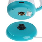 Чайник электрический ENERGY E-275, пластик, 1 л, 1100 Вт, бело-бирюзовый - фото 51340718 Чайник электрический ENERGY E-275, пластик, 1 л, 1100 Вт, бело-бирюзовый - фото 51340718