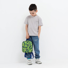 Рюкзак детский на молнии, наружный карман, цвет салатовый - фото 9536176