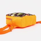 Рюкзак детский на молнии, цвет оранжевый - Фото 5
