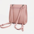Рюкзак на клапане, цвет розовый - Фото 3