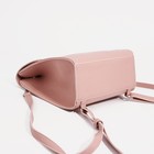 Рюкзак на клапане, цвет розовый - Фото 4