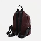 Рюкзак на молнии, «Медведково», наружный карман, цвет коричневый - фото 22309108