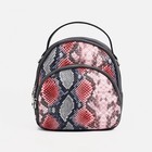 Рюкзак на молнии, наружный карман, цвет серый/розовый - Фото 2
