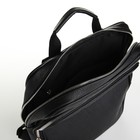 Рюкзак из искусственной кожи на молнии, наружный карман, цвет чёрный - Фото 5
