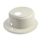 Мойка для кухни из камня ZEIN 3/G31, d=510 мм, круглая, перелив, белая матовая - фото 23335545
