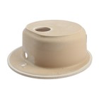 Мойка для кухни из камня ZEIN 3/Q5, d=510 мм, круглая, перелив, цвет песочный - фото 22309207