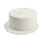 Мойка для кухни из камня ZEIN 50/Q1, d=467 мм, круглая, перелив, белая, лед - фото 32474968