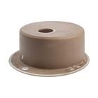 Мойка для кухни из камня ZEIN 50/Q9, d=467 мм, круглая, перелив, цвет терракот 7573726