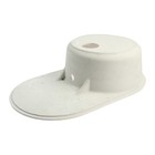 Мойка для кухни из камня ZEIN 110/Q2, 730 х 450 мм, овальная, перелив, цвет бежевый - фото 22309295