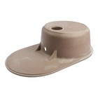 Мойка для кухни из камня ZEIN 110/Q9, 730×450 мм, овальная, перелив, терракоты 7573733