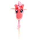 Мягкая игрушка «Единорог-скакун», на палке, цвет розовый - фото 9057851