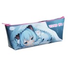 Пенал мягкий, 1 отделение, 80×190(225) × 40 мм, объёмный, ПМО 32-20 «Аниме милашка» - Фото 2