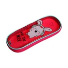 Пенал-футляр мягкий 90 х 220 х 25 мм, морозостойкий полимер/текстиль, с внутренним карманом, ПМК 35-84 "Зайка в наушниках" - фото 22975751