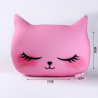 Антистресс подушка «Котик», розовый - фото 6958284