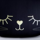 Антистресс подушка «Котик», чёрный - фото 7362450
