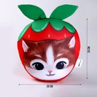 Подушка декоративная антистресс «Котик-клубничка» - Фото 2