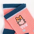 Носки детские, цвет коралл, размер 18-20 - фото 49612408