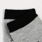 Носки детские, цвет серый меланж, размер 12-14 - фото 24291724