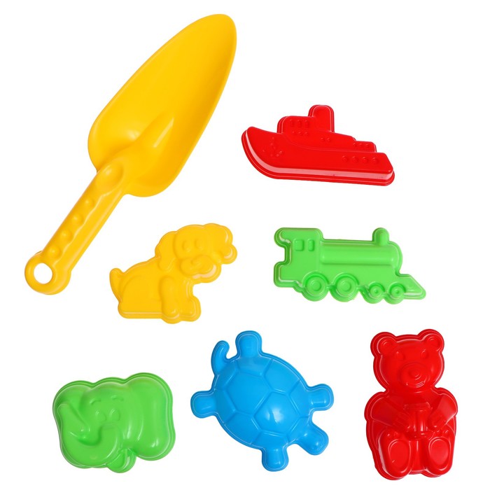 Песочный набор Summer: совок, 6 формочек 63784