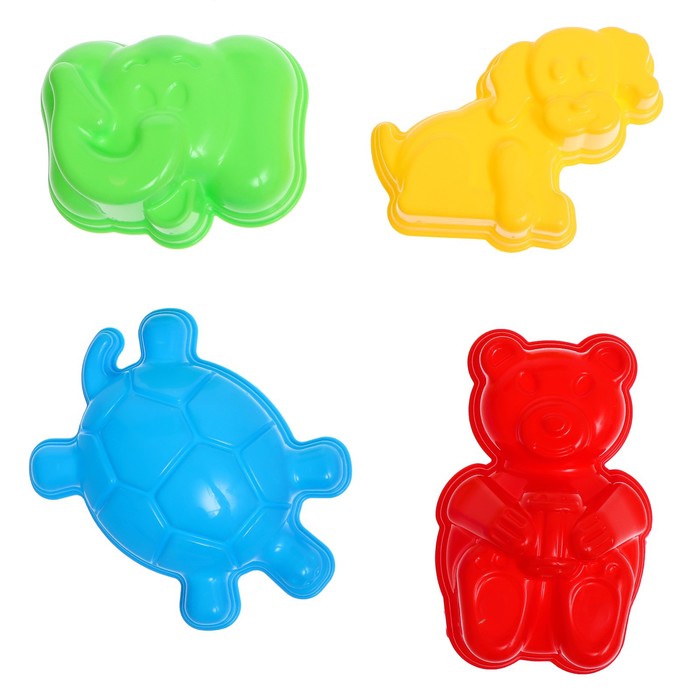 Песочный набор Summer: совок, 6 формочек 63784