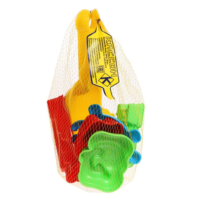 Песочный набор Summer: совок, 6 формочек 63784