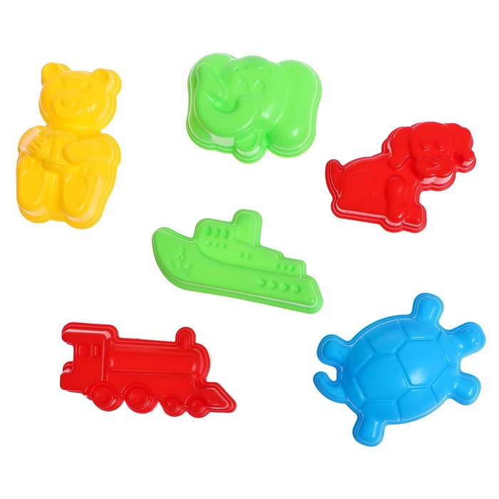 Набор формочек для игры с песком, 6 штук 63785