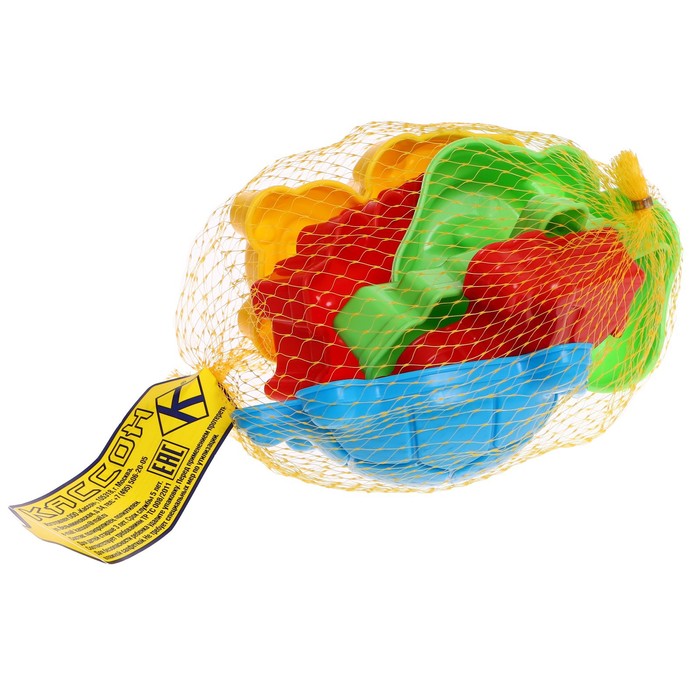 Набор формочек для игры с песком, 6 штук 63785