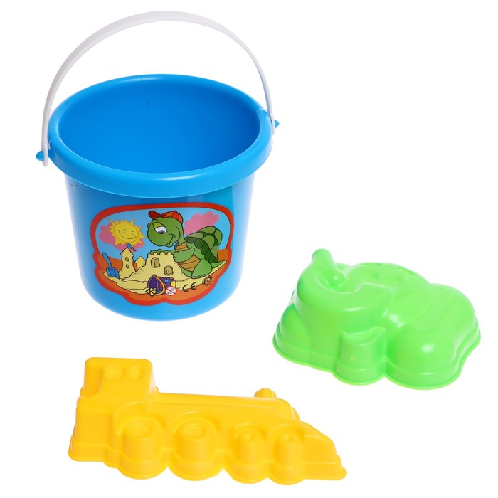 Песочный набор «Мини»: ведерко, 2 формочки, МИКС 63795