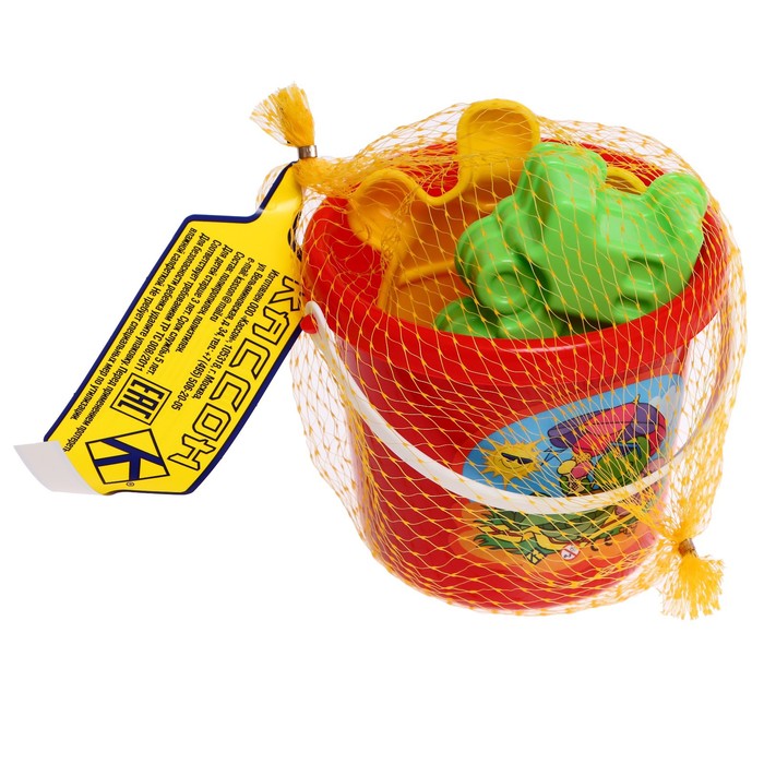 Песочный набор «Мини»: ведерко, 2 формочки, МИКС 63795