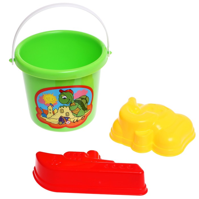 Песочный набор «Мини»: ведерко, 2 формочки, МИКС 63795