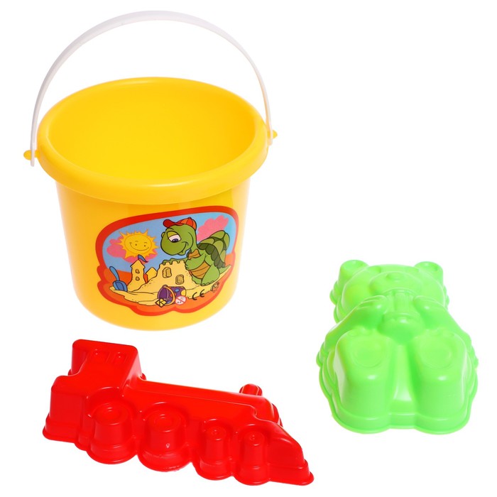 Песочный набор «Мини»: ведерко, 2 формочки, МИКС 63795