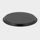 УЦЕНКА Форма для пиццы Доляна «Жаклин», d=26 см, антипригарное покрытие, чёрная - Фото 3