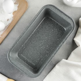 

УЦЕНКА Форма для выпечки «Элин Мрамор», 27,5×15×6 см, антипригарное покрытие, цвет серый