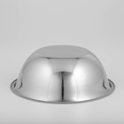 УЦЕНКА Миска глубокая из нержавеющей стали Доляна, 2,4 л, d=26 см - Фото 3