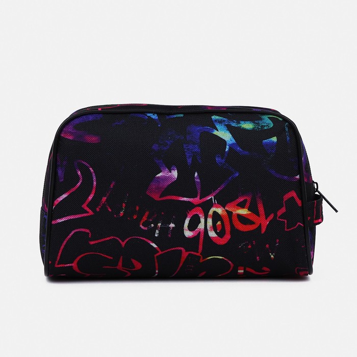 Косметичка на молнии, с подкладом, цвет черный 36307