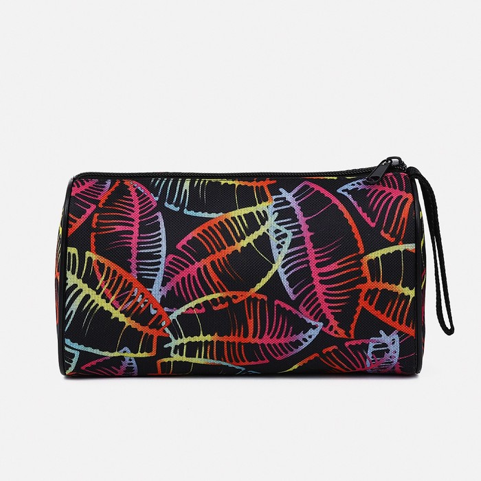 Косметичка на молнии, цвет чёрный/разноцветный 36309