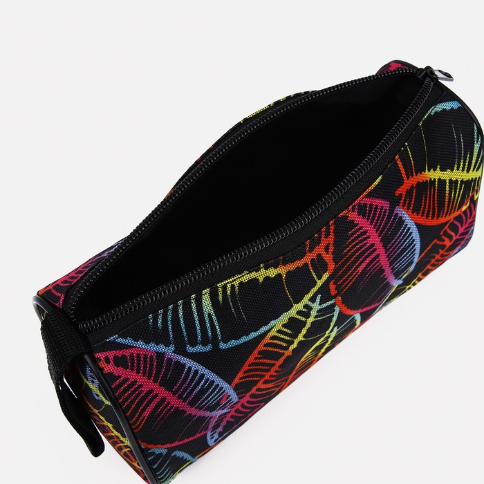 Косметичка на молнии, цвет чёрный/разноцветный 36309