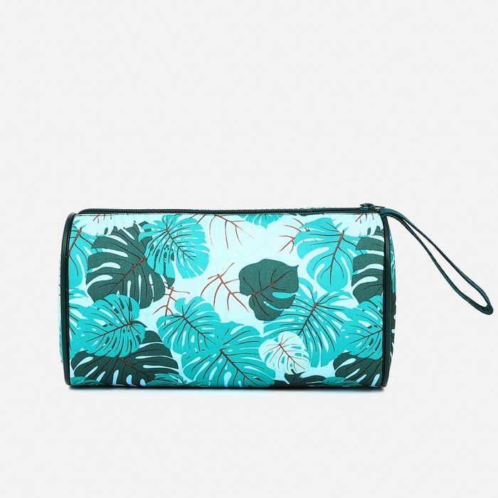 Косметичка на молнии, цвет зелёный 36317