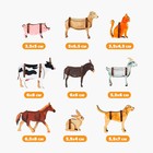 Фигурки животных деревянные «Ферма. Домашние животные» - Фото 2